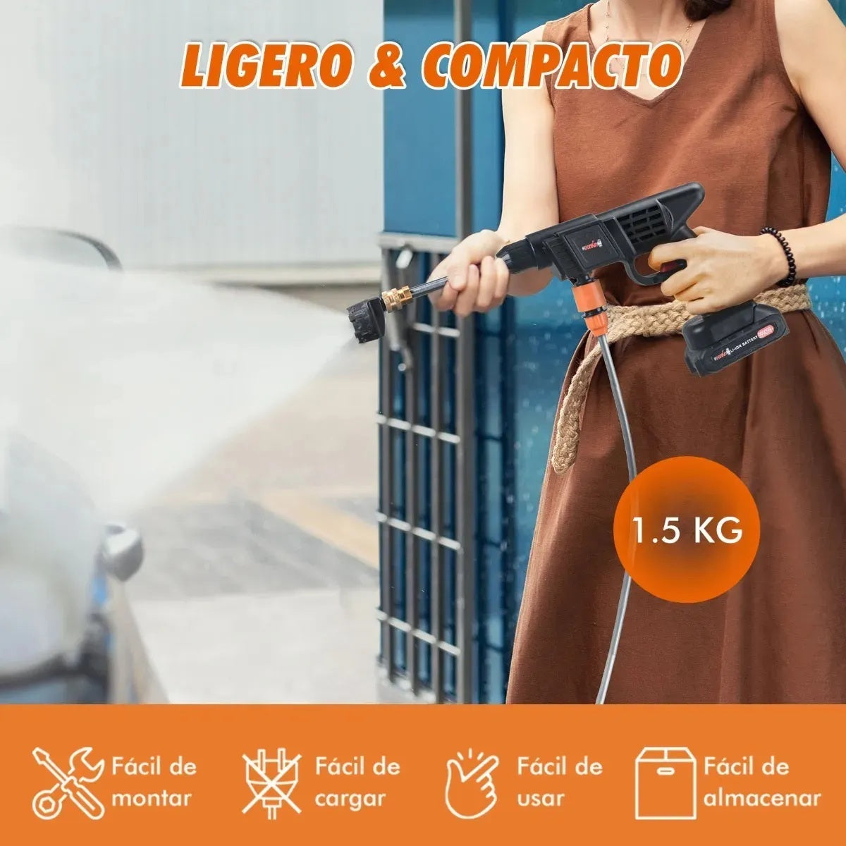 Combo Hidrolavadora 6 en 1 + Aspiradora